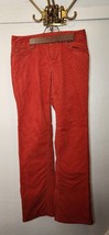 J. Crew Vintage Stretch Corduroy Pants Women&#39;s Size 2 S Burnt Orange - £13.52 GBP