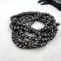 Lote 2 antiguos tibetanos tallados yak hueso collar tribal decorado cuen... - $497.02 MXN
