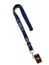 Atlanta Braves MLB Lanyard ID Badge Holder Breakaway Clip Keychain New - £12.48 GBP