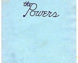 The Powers Restaurant and Fountain Menu 1950 - $17.82