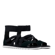 SOREL Ella II Ankle Strap Sandal, Comfort Walking Shoe, Black, Size 8, NWT - £59.41 GBP