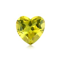 Natural Lemon Citrine Heart Shape AAA Quality from 7MM-10MM - £7.93 GBP