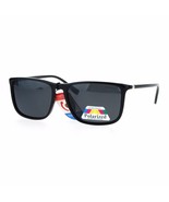 Polarized Lens Sunglasses Thin Light Rectangular Frame Unisex Fashion - $17.67 CAD