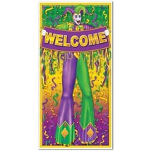 Mardi Gras Door Cover Jester 5 ft x 30 in - $5.69