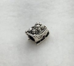 Great Condition Pandora Christmas Santa Sleigh Charm - £19.75 GBP