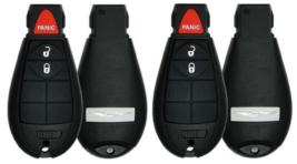 X2 NEW Fobik Key For Chrysler 300 Town &amp; Country 2008 - 2017 3 Buttons IYZ-C01C - £29.88 GBP