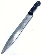 Vintage Kitchen Knife L.C. Germain Rostfrei Edelstahl 8&quot; Blade Wood Handle - £6.19 GBP