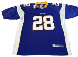 NWT Reebok NFL Jersey 28 Adrian Peterson Minnesota Vikings Stitched Size 52 - £30.18 GBP