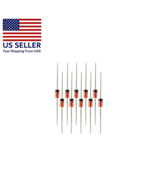 Diodes (10) Zener 1N4738A 8.2 V  1 W ±5% Through Hole DO-41 - $4.98 CAD