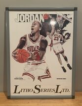 Michael Jordan Litho Series LTD Framed Poster Print Art Premier Edition - $2,022.40 MXN