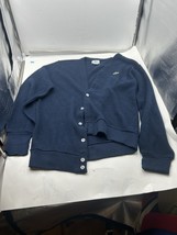 Vintage IZOD Lacoste Men’s Medium M Cardigan Sweater Grandpa Preppy USA ... - $34.64
