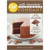 Milk Chocolate Flavored Fondant for Cake Decorating 24 oz. - £21.75 GBP