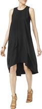 Alfani Womens Black High-Low A-Line Sleeveless Shift Dress Size 10 - $39.00