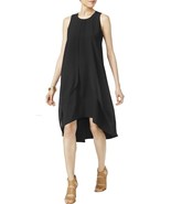 Alfani Womens Black High-Low A-Line Sleeveless Shift Dress Size 10 - £31.08 GBP
