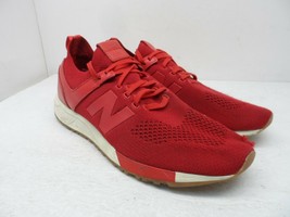 New Balance Men&#39;s 247 RevLite Athletic Casual Shoes Red/White Size 12D - £22.70 GBP
