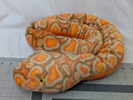 Wildlife Artists Orange Snake Plush 53 Inch Stuffed Animal Toy - $19.95