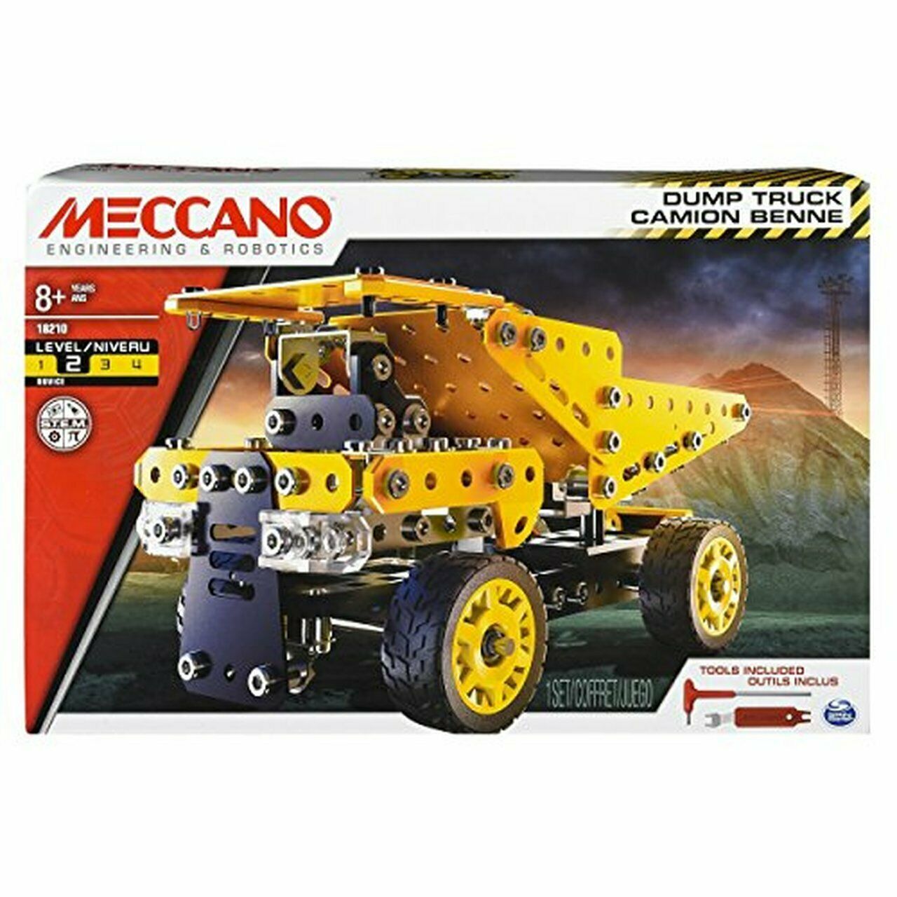 Primary image for Erector by Meccano Dump Truck Model Vehicle Building Kit, STEM Education Toy