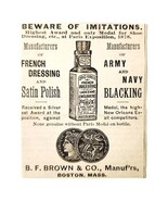 Brown&#39;s French Dressing 1894 Advertisement Victorian Paris Exhibition AD... - €17,17 EUR
