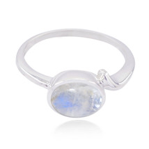 Rainbow Moonstone Sterling Silver Ring Bijoux faits à la main pour le... - £9.93 GBP