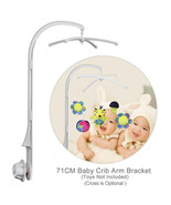 71CM (28&quot;) High Baby Crib Mobile Bed Bell Toys Holder Arm Bracket, Nut S... - £6.04 GBP+
