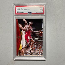 PSA 7 NM Rouge Jordan 1994 Sp #MJ1 Michael Classé Near Très Bon État Upp... - £30.89 GBP