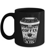 If tha question is coffee related the answer is yes-01, black Coffee Mug,  - £23.10 GBP
