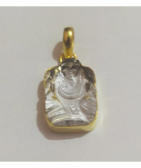 Handmade, item, Vermeil, Pendant, Natural, Quartz, Pendant, Lord, Ganesh... - £20.45 GBP