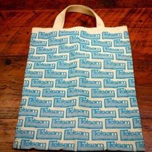 Vtg 70s TELSAM French Telecom Cotton Canvas Shopping Tote Eco Book Bag Purse - £15.92 GBP