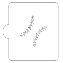 Baseball Softball Stitches Stencil for Cookies or Cake USA Made LS9072 - $73.47 MXN