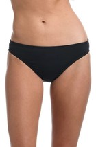 La Blanca Women Island Goddess Solid Hipster Bikini Swimsuit Bottom, Black, 12 - £19.56 GBP