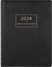 2024 Appointment Book &amp; Planner - 2024 Daily Hourly Planner, 8&quot; X 10&quot;, January 2 - £14.44 GBP