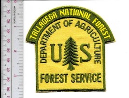 National Forest USFS Alabama Talladega National Forest US Forest Service... - £7.81 GBP