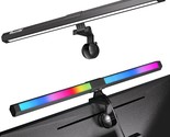 Monitor Light Rgb Backlight, Eye-Care Dual Light Computer Light Bar Gami... - $58.99