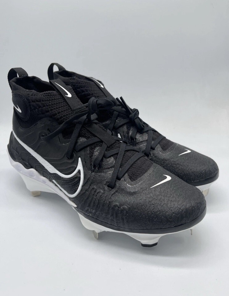 Nike Alpha Huarache NXT Baseball Cleats Black White DJ6517-001 Mens Size 9 - $69.99