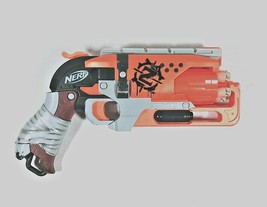 Nerf Zombie Strike Hammer Shot Blaster Gun Foam Dart Pistol Revolver Bla... - £10.35 GBP