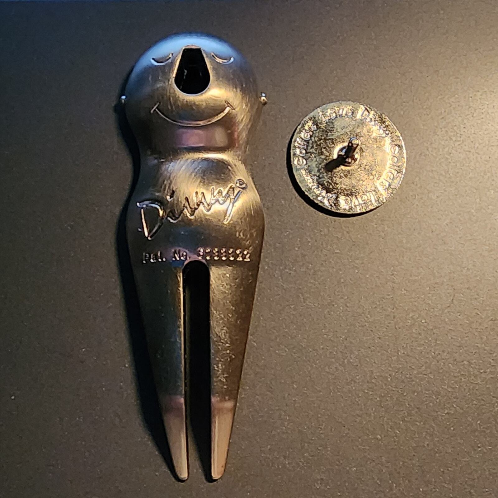 Boeing Divvy Pitchfork Golf Divot Repair Tool & Magnetic Ball Marker Vintage  Item image 4