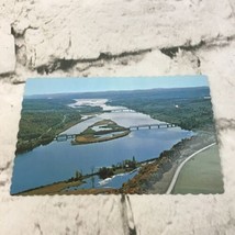 Vintage Postcard New Brunswick St John River Bridges Collectible Travel Scenic - £4.43 GBP