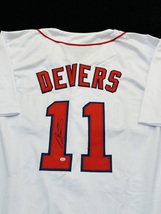 Rafael Devers Signed Boston Red Sox Baseball Jersey COA - £116.55 GBP