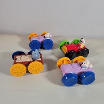 Disney 101 Dalmatians Flip Cars 1998 McDonalds Happy Meal Toys Lot of 4 Vintage - £8.75 GBP