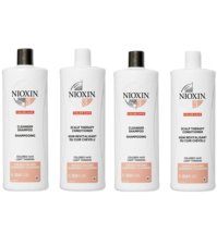 Nioxin System 3 Cleanser &amp; Scalp Therapy 33.8oz Duo 2 Set &quot;Free Shipping&quot; - £64.47 GBP