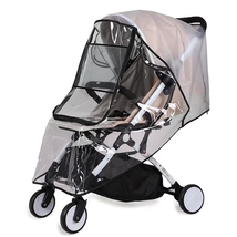 Rainproof Stroller Cover Universal Waterproof Transparent Stroller Cover... - $27.84