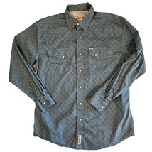 Rafter C Cowboy Pro Flex 45 Mens Size Large Western Snap Button Up Shirt... - £27.41 GBP