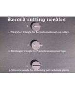 Record lathe cutting stylus presto vinyl record rek-o-kut RCA Wilcox-gay   - €8,50 EUR