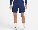 Nike Mens Shorts Dri-FIT Academy 21 7&quot; Inseam Blue Void/Volt-Large - $19.88