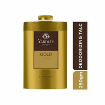 Yardley London Talcum Powder Gold Deodorizing Talc 250 grams pack 8.8 oz Tin box - $14.75