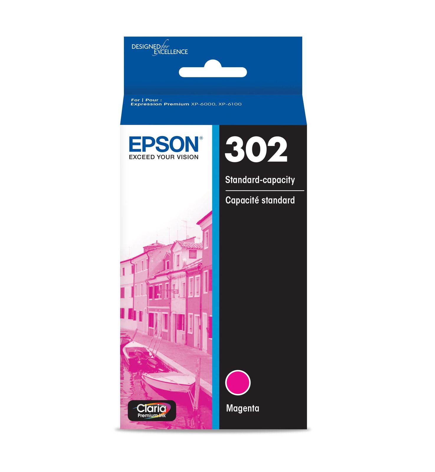 EPSON 302 Claria Premium Ink Standard Capacity Yellow Cartridge (T302420... - $12.95