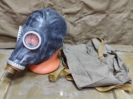 Black Soviet GP5 Gas Mask NBC Nuclear Biological Chemical+Original Bag,A... - £31.39 GBP