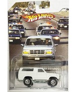 OJ Simpson  &#39;85 FORD BRONCO CUSTOM Hot Wheels w/Chrome Real Riders Rubbe... - $114.28