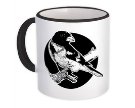 Bird Kraft : Gift Mug Silhoutte Branches Crow Ecology Nature Aviary - $15.90