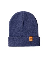 HAAKWEAR Knit Cuffed Classic Beanie / Hat - Denim Blue, Made in USA - $29.00